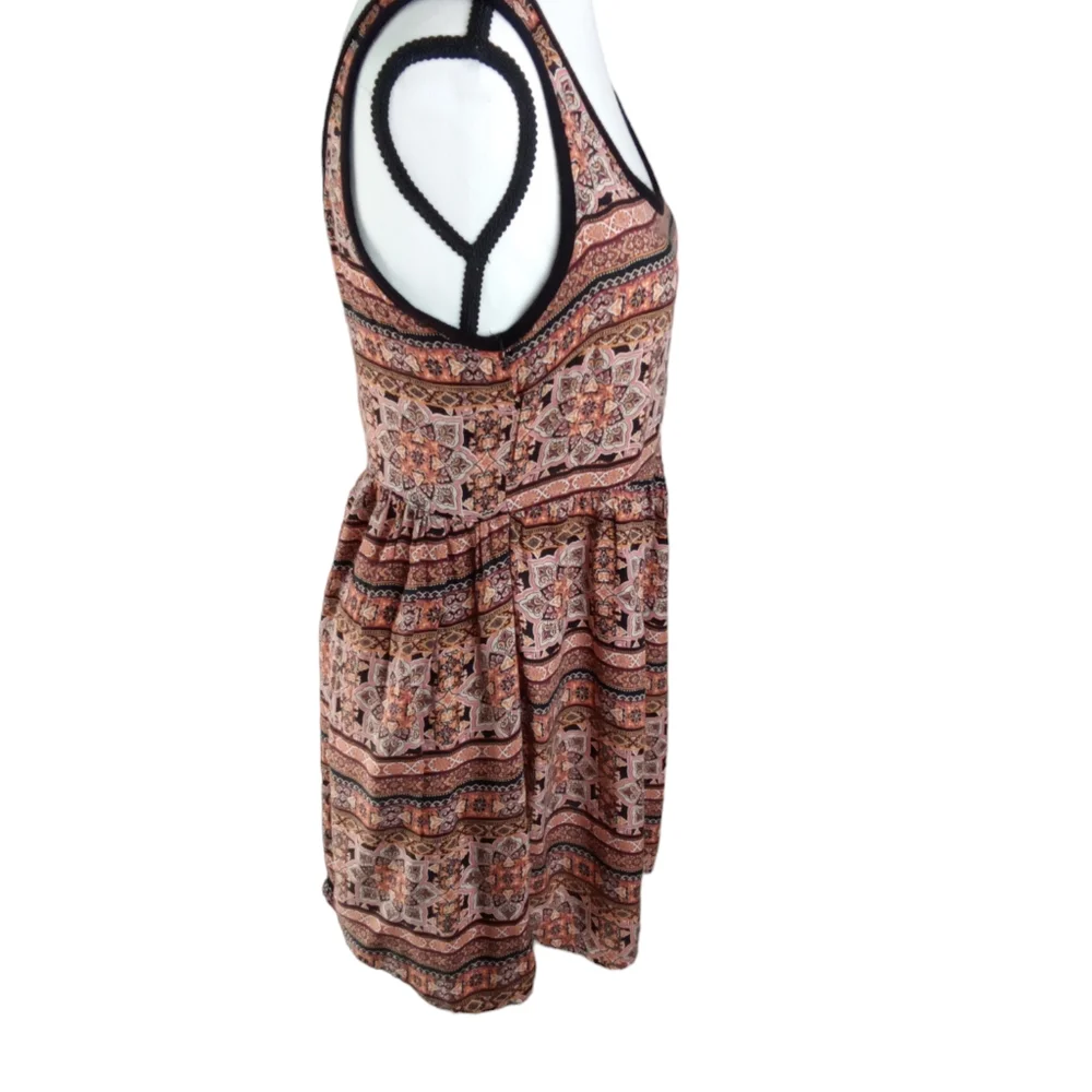 LOVE BY DESIGN XS DRESS GEOMETRIC SHORT LIGHTWEIGHT RAYON - Picture 5 of 6